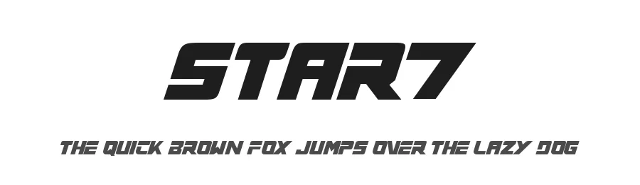 Star7 by GFR Creative — Display Font