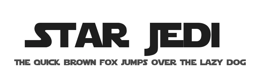 Star Jedi by Boba Fonts β Display Font