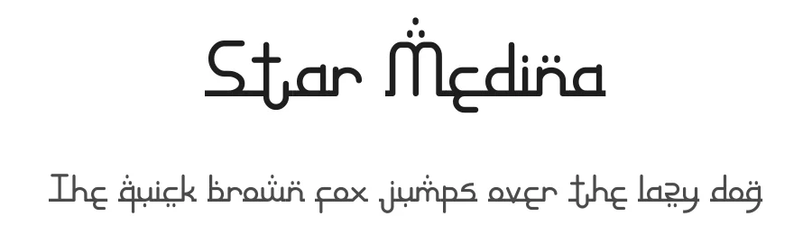 Star Medina by Ishmael Studio — Decorative Font