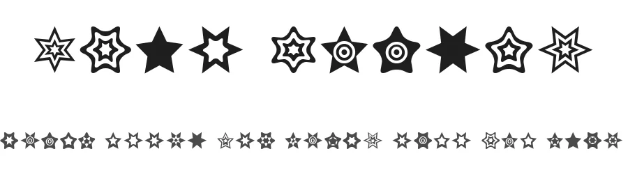 Star Things by Fonts & Things — Dingbats Font