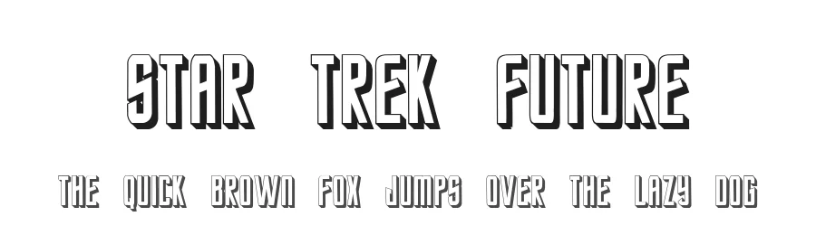 Star Trek Future by Alphabet&Type® — Display Font