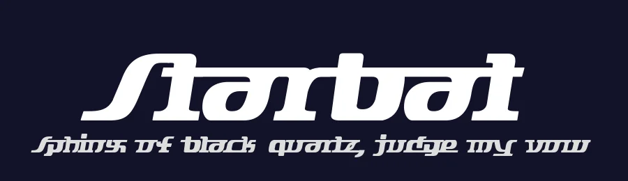 Starbat by Apostrophic Labs — Decorative Font — thumbnail 2