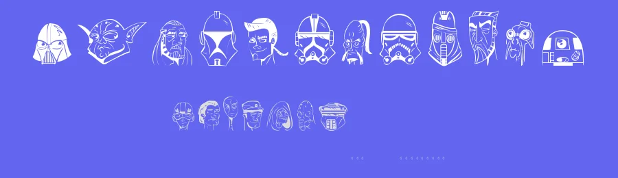 Starbats by Carabarts — Dingbats Font — thumbnail 3
