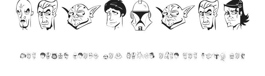 Starbats by Carabarts β Dingbats Font