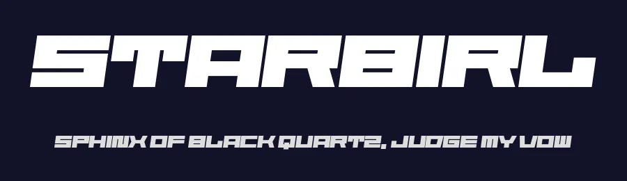 Starbirl by Chequered Ink — Display Font — thumbnail 2