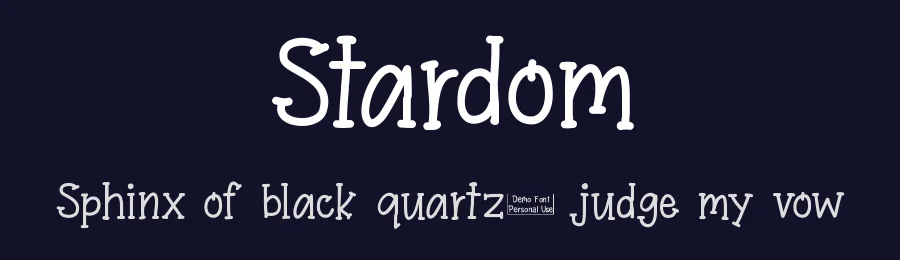 Stardom by Tate Amos — Decorative Font — thumbnail 2