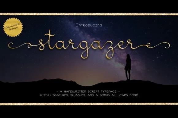 Stargazer Font by ShannynCreates — Script Handwritten Font