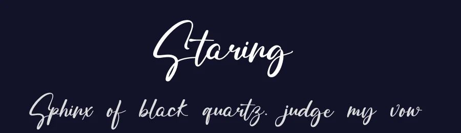 Staring by Inermedia Studio — Script Handwritten Font — thumbnail 2