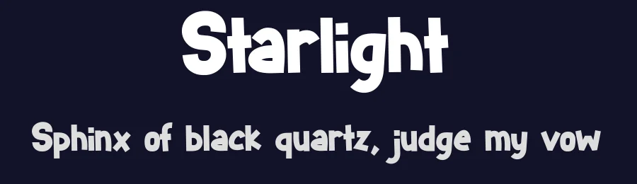 Starlight by Sahirul Iman — Decorative Font — thumbnail 2