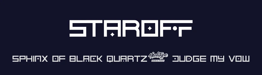 Staroff by Noah Type — Display Font — thumbnail 2