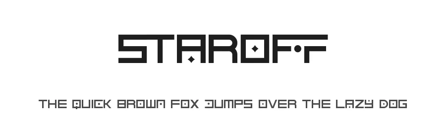 Staroff by Noah Type — Display Font
