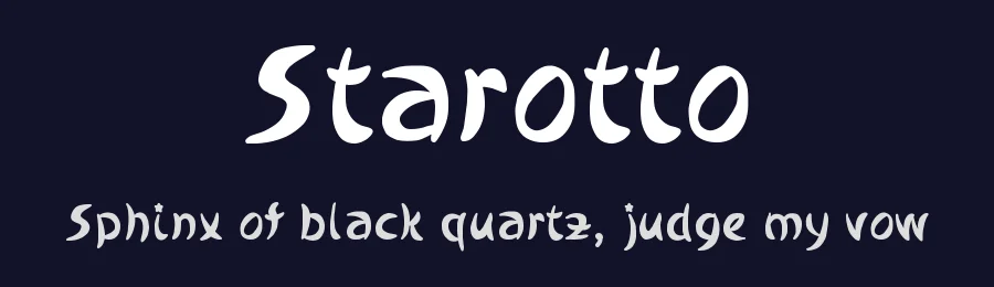 Starotto by Piotrkowy — Sans Serif Font — thumbnail 2