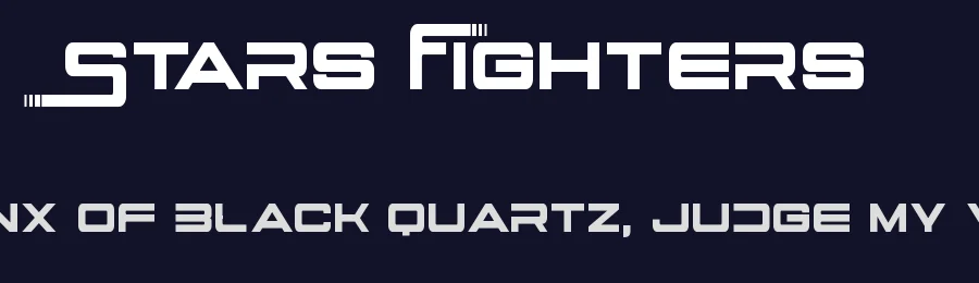 Stars Fighters by imagex — Display Font — thumbnail 2