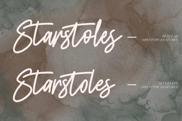 Starstoles Font by Maulana Creative — Script Handwritten Font — thumbnail 5