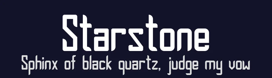 Starstone by Din Studio — Display Font — thumbnail 2