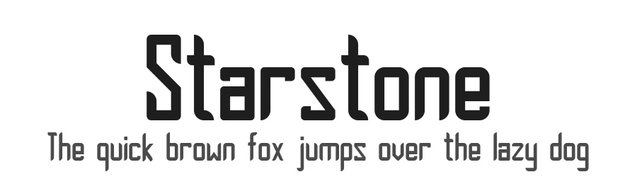 Starstone by Din Studio — Display Font