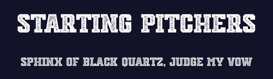 Starting Pitchers by Trequartista Studio — Decorative Font — thumbnail 2