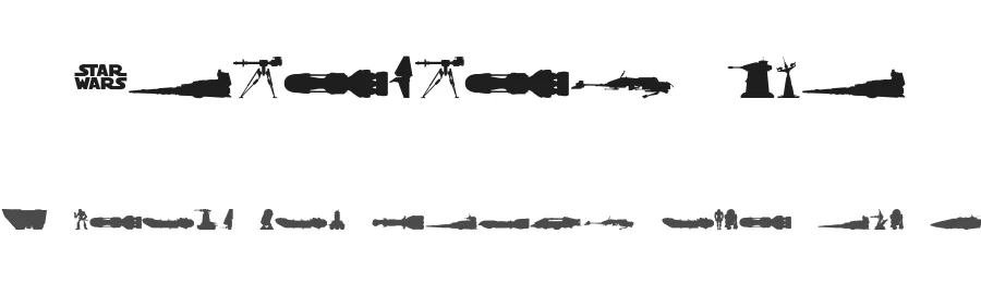 StarWars Kit by Tom Mouat — Dingbats Font