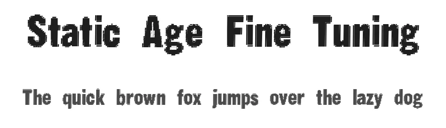 Static Age Fine Tuning
