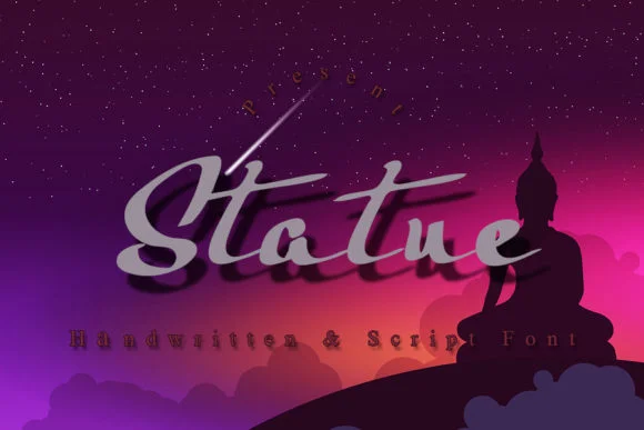 Statue Font by Slenting Art — Script Handwritten Font