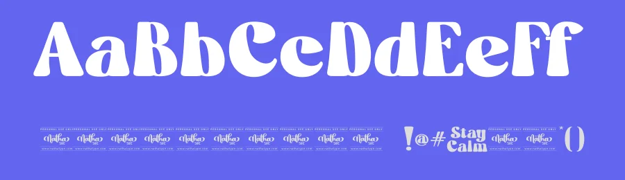 Stay Calm by Nathatype — Decorative Font — thumbnail 3