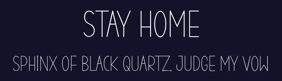 Stay Home by K_IN Studio — Sans Serif Font — thumbnail 2
