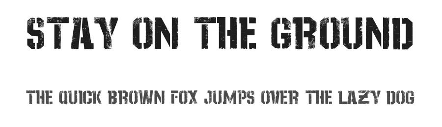 Stay On The Ground by CconceptLab — Decorative Font