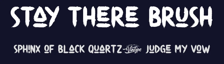 Stay There Brush by VinType — Script Handwritten Font — thumbnail 2
