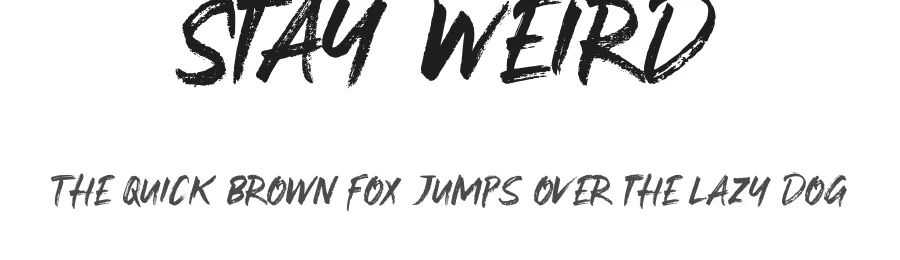 Stay Weird