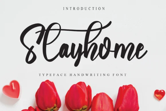 Stayhome Font by Misterletter.co by Misterletter.co — Script Handwritten Font