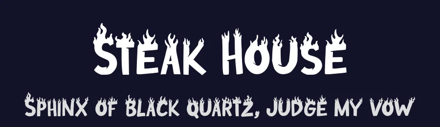 Steak House by Typefactoryco — Decorative Font — thumbnail 2