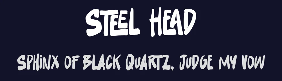 Steel Head by Gassstype — Decorative Font — thumbnail 2