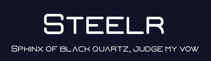Steelr by Jadatype — Sans Serif Font — thumbnail 2