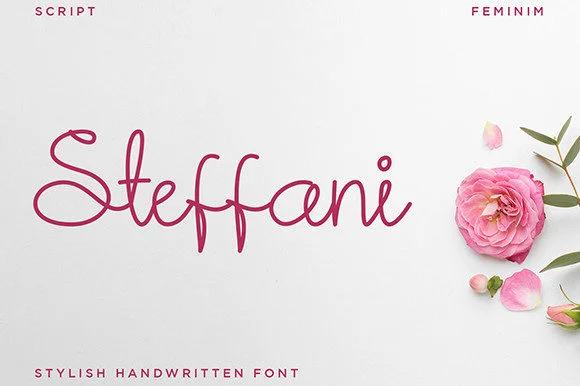 Steffani Font by esaprasetio — Script Handwritten Font