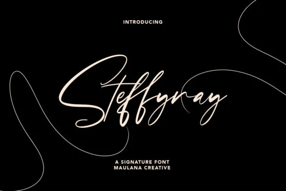 Steffyray Font by Maulana Creative — Script Handwritten Font