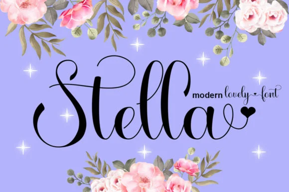 Stella Font by Slex_studio by Slex_studio — Script Handwritten Font