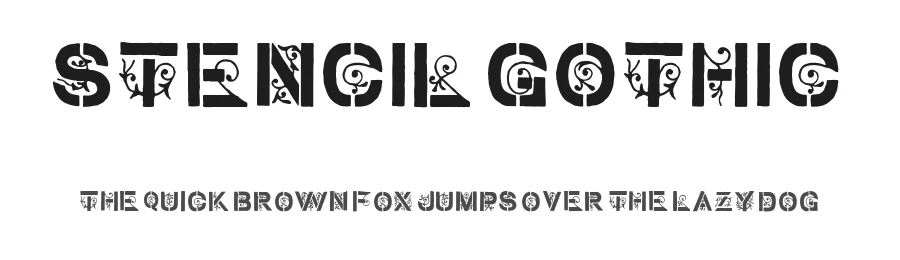 Stencil Gothic