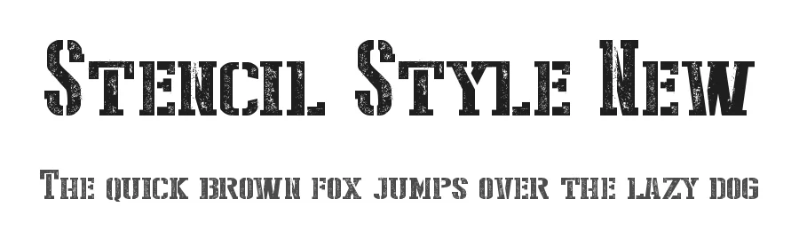 Stencil Style New