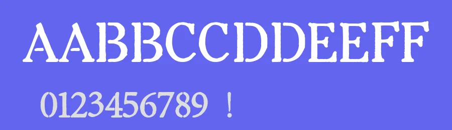 Stencil Time by Woodcutter — Decorative Font — thumbnail 3