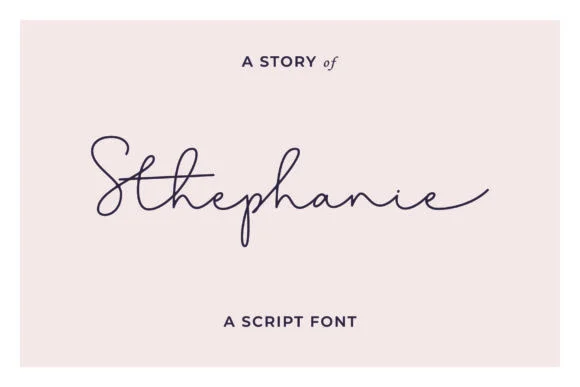 Stephanie Font by andikafez — Script Handwritten Font