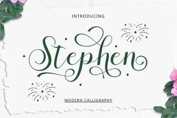 Stephen Font by Stellar Studio by Stellar Studio — Script Handwritten Font