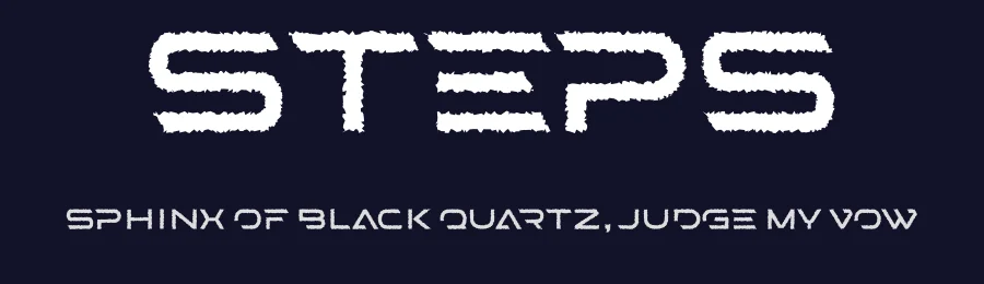 Steps by Uroboros Design — Display Font — thumbnail 2