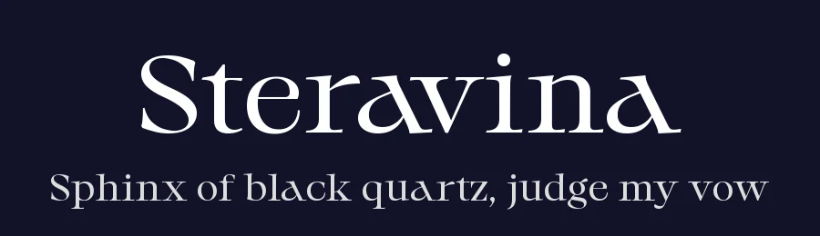 Steravina by Moka Type Studio — Blackletter Font — thumbnail 2