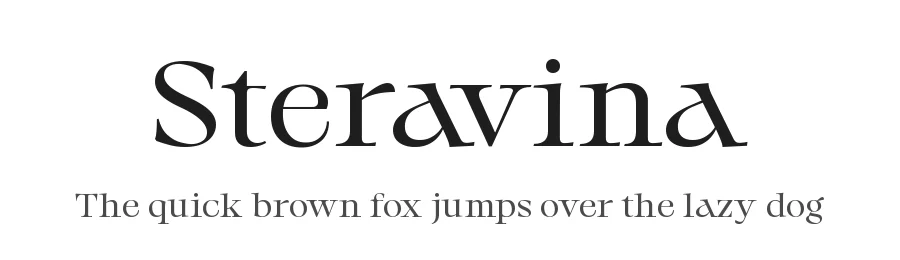 Steravina by Moka Type Studio — Blackletter Font