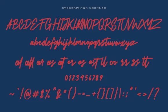 Stereoflows Font by Maulana Creative — Script Handwritten Font — thumbnail 8