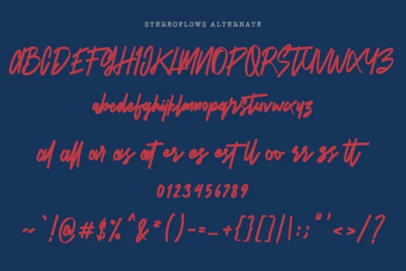 Stereoflows Font by Maulana Creative — Script Handwritten Font — thumbnail 9