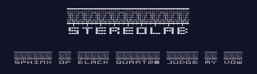 Stereolab by Jess Latham — Display Font — thumbnail 2
