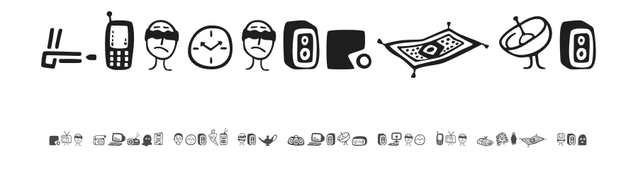StereoTypo by PenguinCube — Dingbats Font