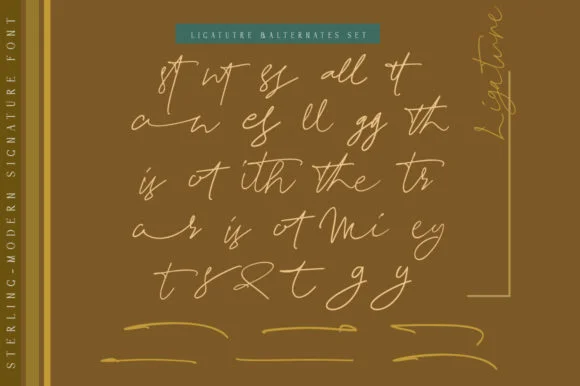 Sterling Font by Arief.hk by Arief.hk — Script Handwritten Font — thumbnail 2