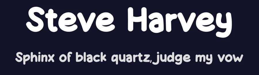 Steve Harvey by Muharima Rasyid — Script Handwritten Font — thumbnail 2